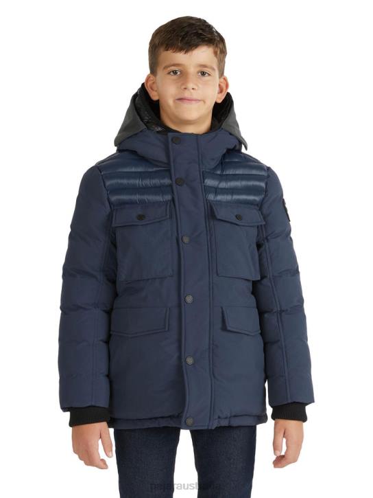Pajar Clothing 00VJ522 Mikkel Mixed-Media Parka NAVY