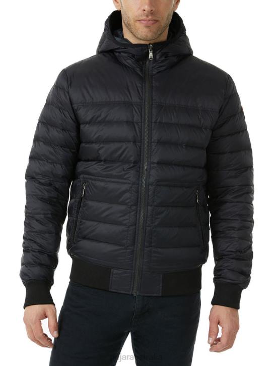 Pajar Clothing 00VJ469 Maxwell Lightweight Reversible Bomber BLACK/CRYSTAL