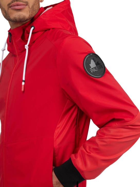 Pajar Clothing 00VJ424 Rowan Golf-Style Rain Jacket CURRENT RED