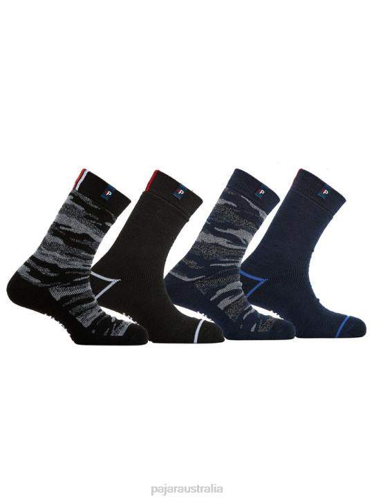 Pajar Clothing 00VJ491 Jayk Full Cushion Thermal Socks 4-pack MULTI