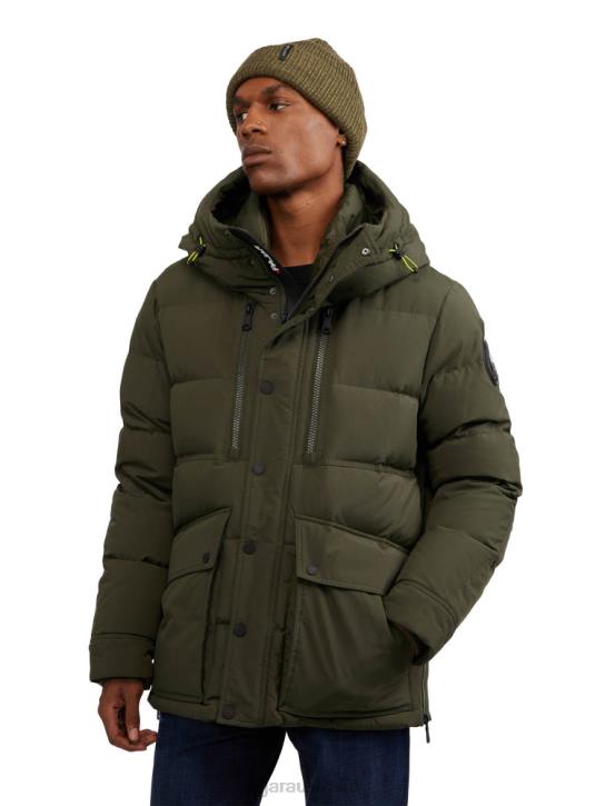 Pajar Clothing 00VJ474 Antares Mid-Length Oversized Parka MILITARY
