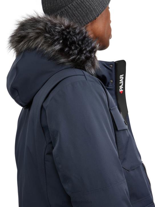 Pajar Clothing 00VJ475 Soren Parka w/Faux Fur Trim NAVY