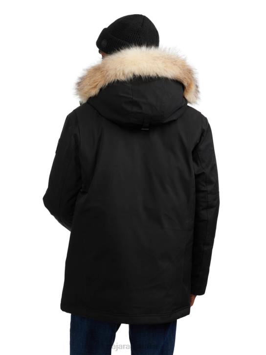 Pajar Clothing 00VJ478 Soren Parka w/Faux Fur Trim BLACK