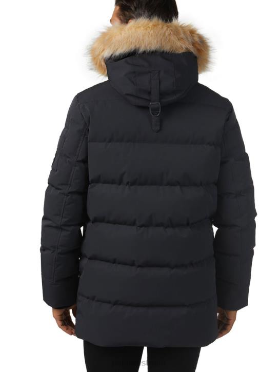 Pajar Clothing 00VJ480 Hamilton Quilted Parka w/Faux Fur Trim BLACK