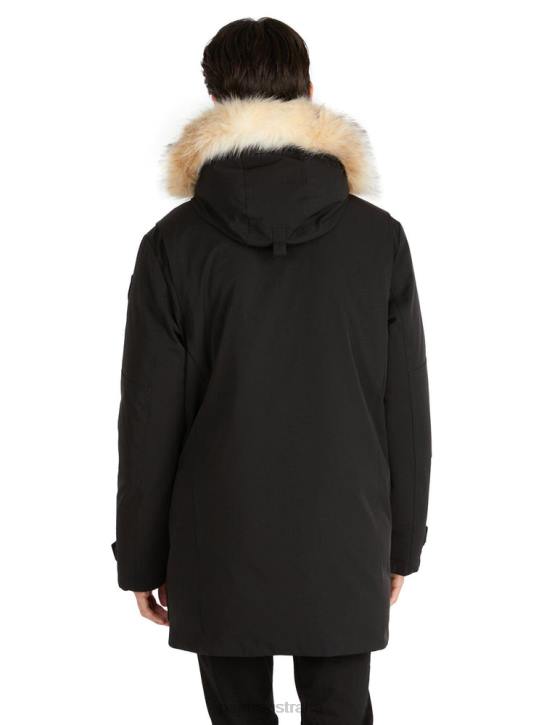 Pajar Clothing 00VJ483 Tullens Parka w/ Faux Fur Trim BLACK