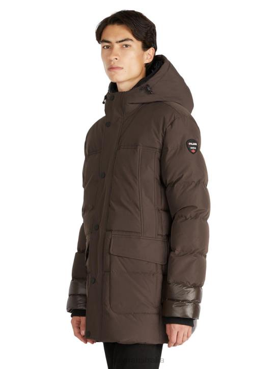 Pajar Clothing 00VJ485 Alcott Quilted Mixed-Media Parka DARK OAK
