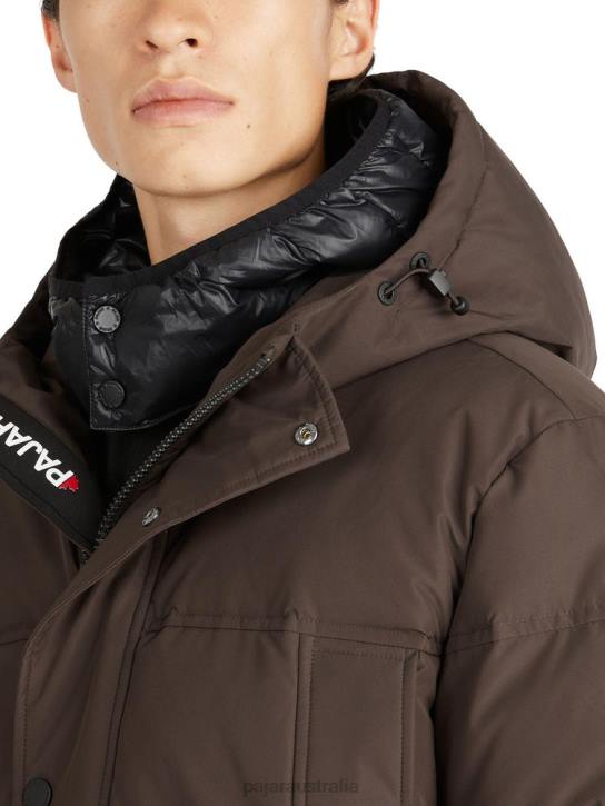 Pajar Clothing 00VJ485 Alcott Quilted Mixed-Media Parka DARK OAK