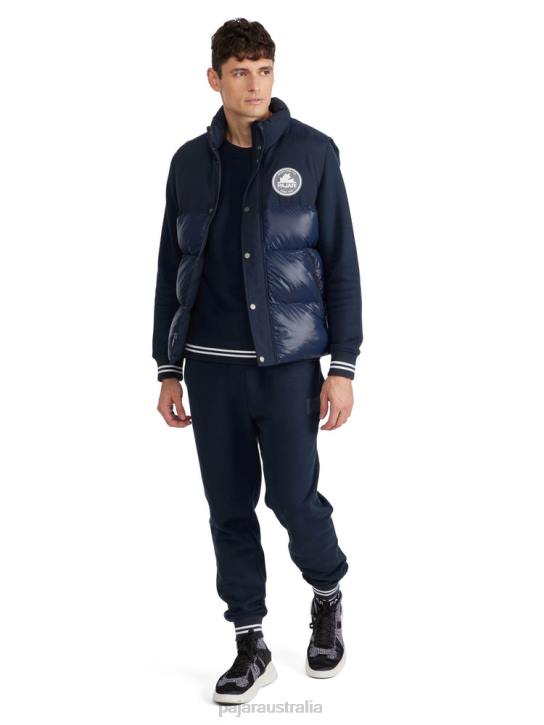 Pajar Clothing 00VJ423 Archer Mid Weight Mixed Media Vest NAVY