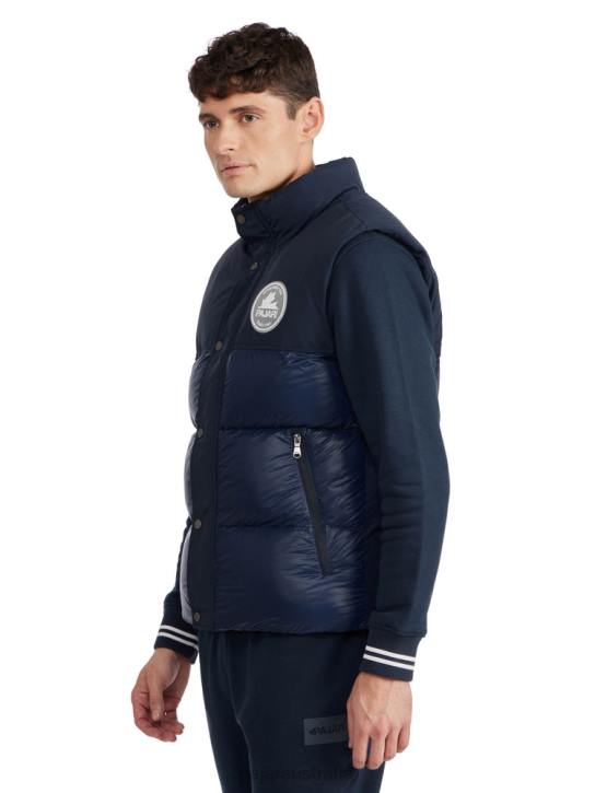 Pajar Clothing 00VJ423 Archer Mid Weight Mixed Media Vest NAVY