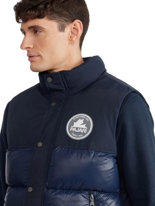 Pajar Clothing 00VJ423 Archer Mid Weight Mixed Media Vest NAVY
