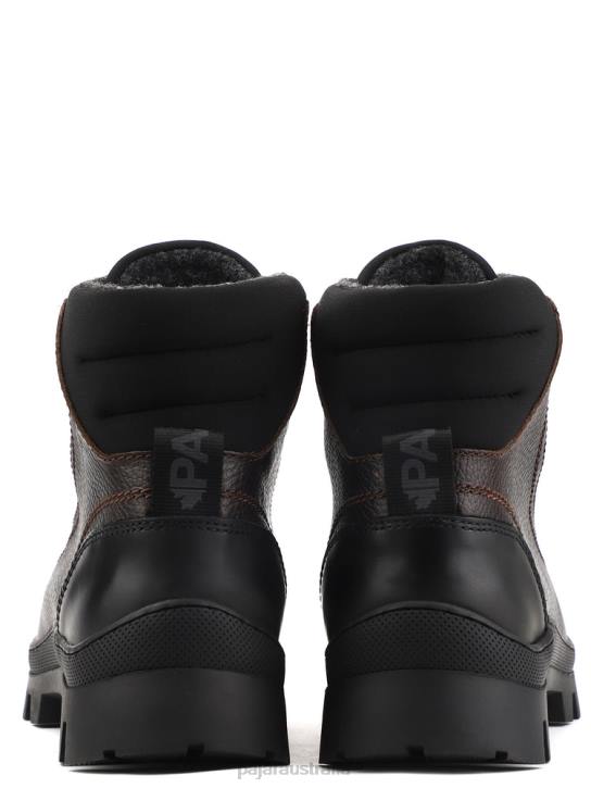 Pajar Shoes 00VJ275 Guzman Lugged Sole Boot DARK BROWN/MILITARY