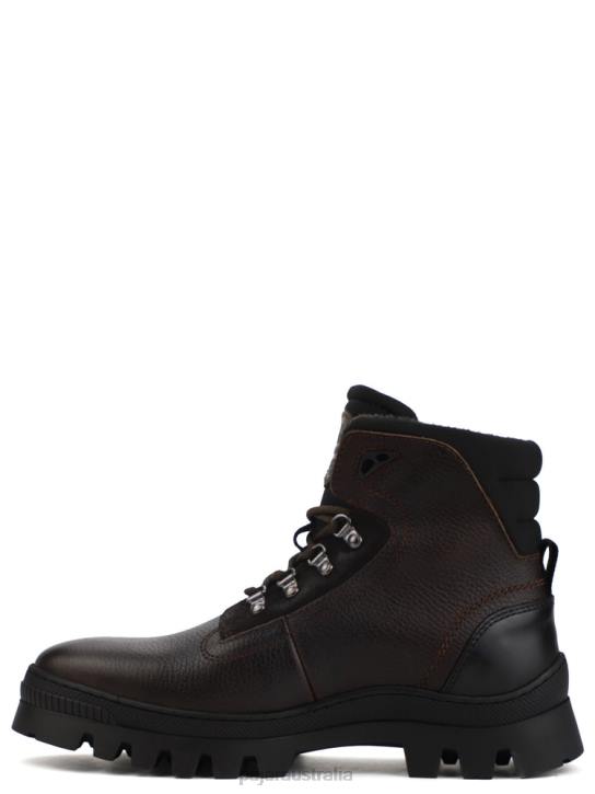 Pajar Shoes 00VJ275 Guzman Lugged Sole Boot DARK BROWN/MILITARY