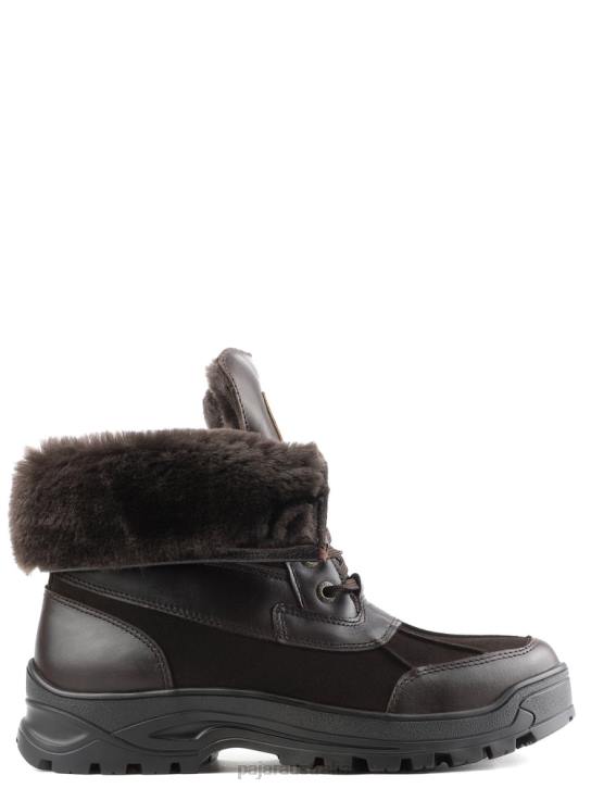 Pajar Shoes 00VJ321 Clermont G Heritage Boot w/ Ice Grippers DARK BROWN