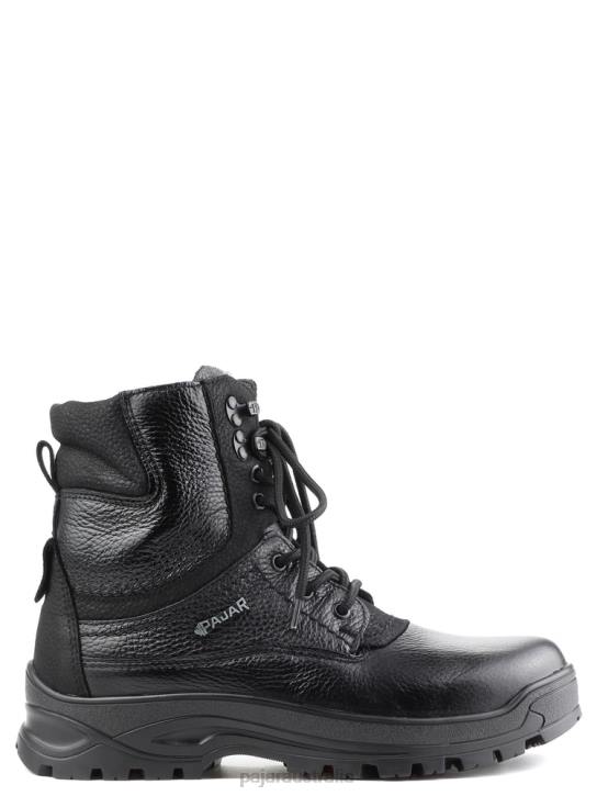 Pajar Shoes 00VJ332 Thomas G Heritage Boot w/ Ice Grippers BLACK