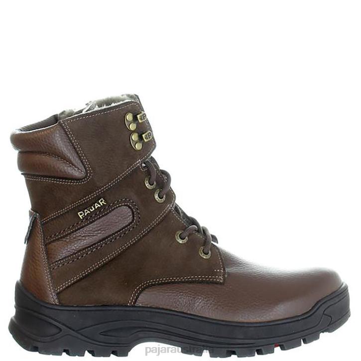 Pajar Shoes 00VJ340 Alex G Heritage Boot w/ Ice Grippers DARK BROWN