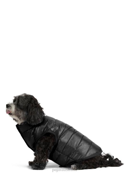 Pajar Clothing 00VJ553 Cora Reversible Packable Puffer for Dogs BLACK