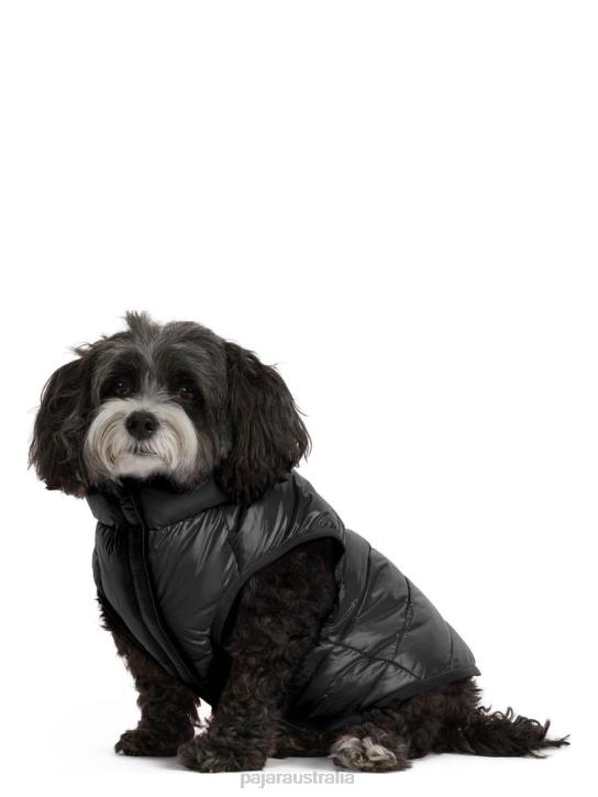 Pajar Clothing 00VJ553 Cora Reversible Packable Puffer for Dogs BLACK