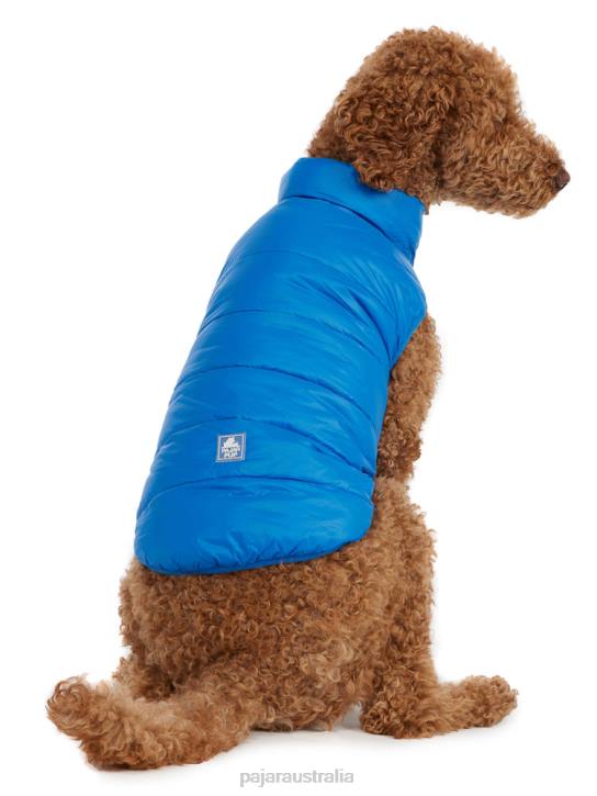 Pajar Clothing 00VJ554 Cora Reversible Packable Puffer for Dogs BLUE