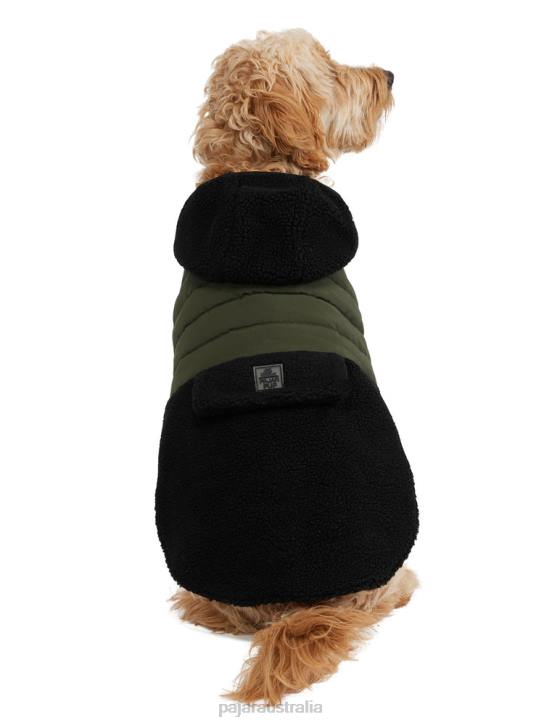 Pajar Clothing 00VJ558 Loki Easy Fit Jacket w/Hood for Dogs MILITARY