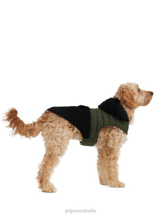 Pajar Clothing 00VJ558 Loki Easy Fit Jacket w/Hood for Dogs MILITARY