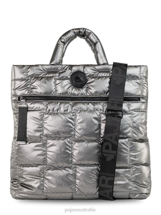 Pajar Accessory 00VJ255 North-South Puffy Tote GUNMETAL