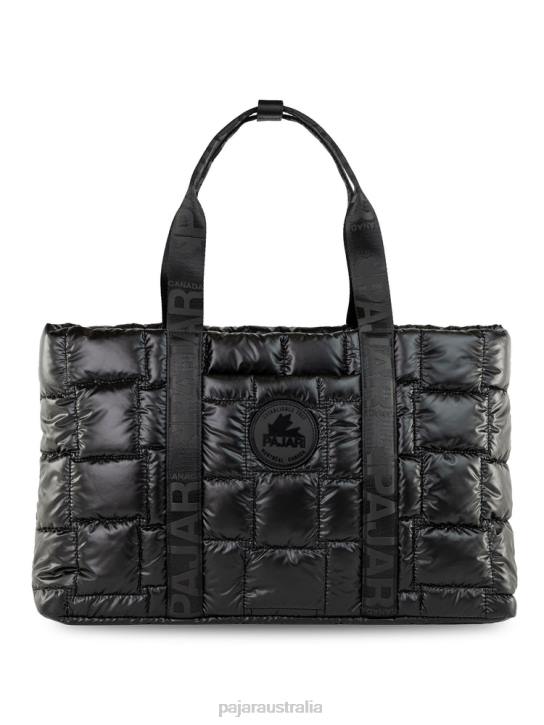 Pajar Accessory 00VJ256 Large Puffy Shopper Tote BLACK