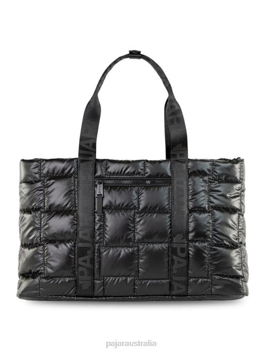 Pajar Accessory 00VJ256 Large Puffy Shopper Tote BLACK