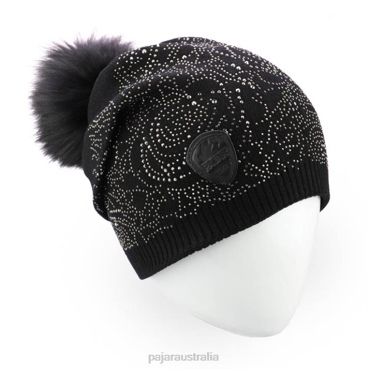 Pajar Accessory 00VJ240 Julia Knitted Gem Beanie BLACK