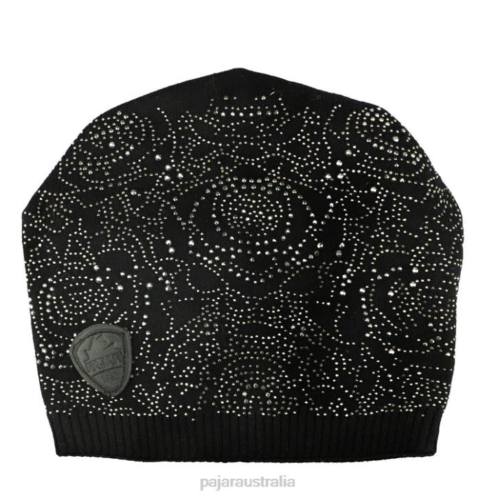 Pajar Accessory 00VJ240 Julia Knitted Gem Beanie BLACK
