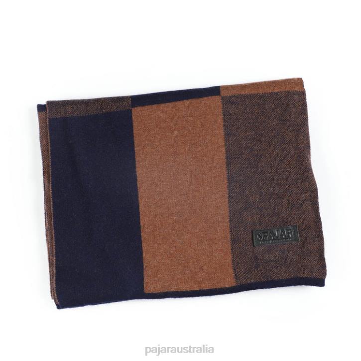 Pajar Clothing 00VJ201 Beaufort Wool Knitted Scarf BROWN