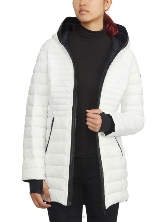 Pajar Clothing 00VJ135 Lyvien Lightweight Packable Puffer WHITE