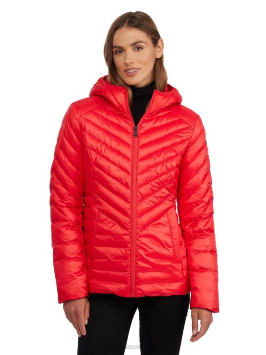 Pajar Clothing 00VJ137 Colette Lightweight Packable Puffer CURRENT RED