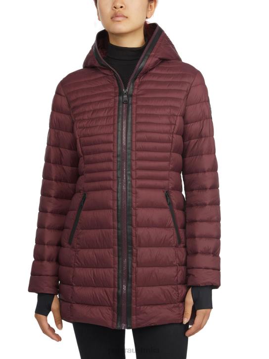 Pajar Clothing 00VJ140 Lyvien Lightweight Packable Puffer OX BLOOD