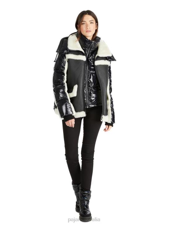 Pajar Clothing 00VJ158 Danique Luxury 3-in-1 Mixed-Media Puffer BLACK