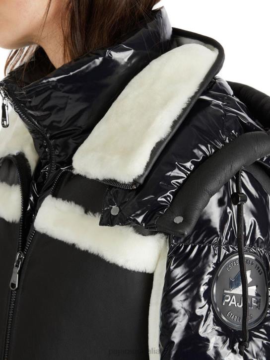 Pajar Clothing 00VJ158 Danique Luxury 3-in-1 Mixed-Media Puffer BLACK