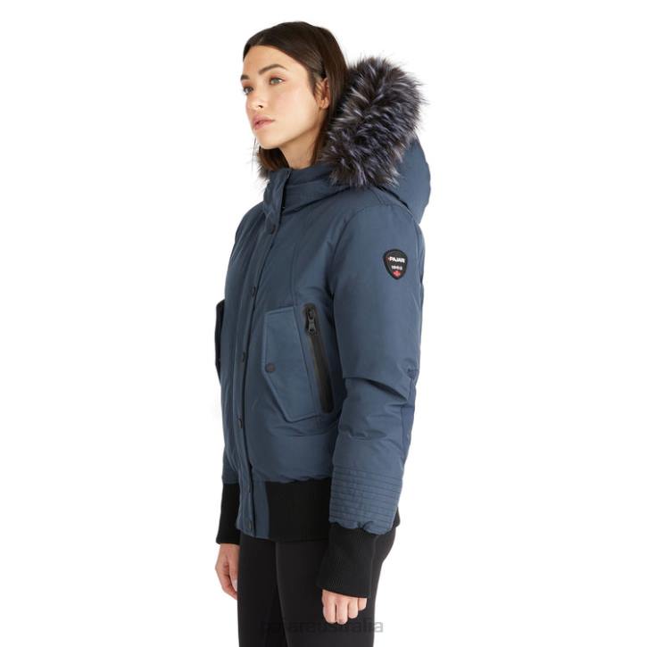 Pajar Clothing 00VJ190 Cordova Bomber Jacket w/ Faux Fur NAVY