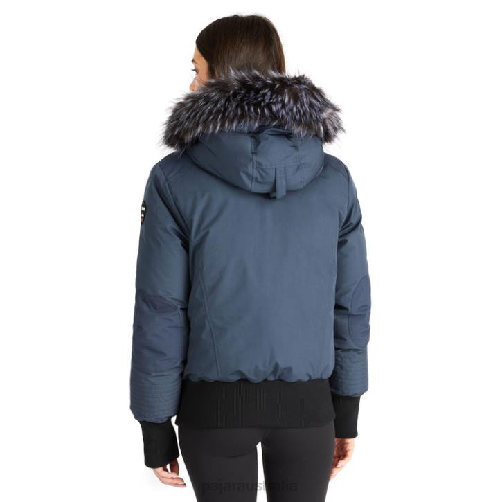 Pajar Clothing 00VJ190 Cordova Bomber Jacket w/ Faux Fur NAVY