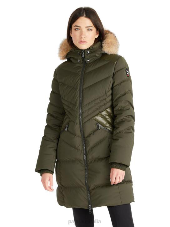 Pajar Clothing 00VJ178 Countess Puffer MILITARY
