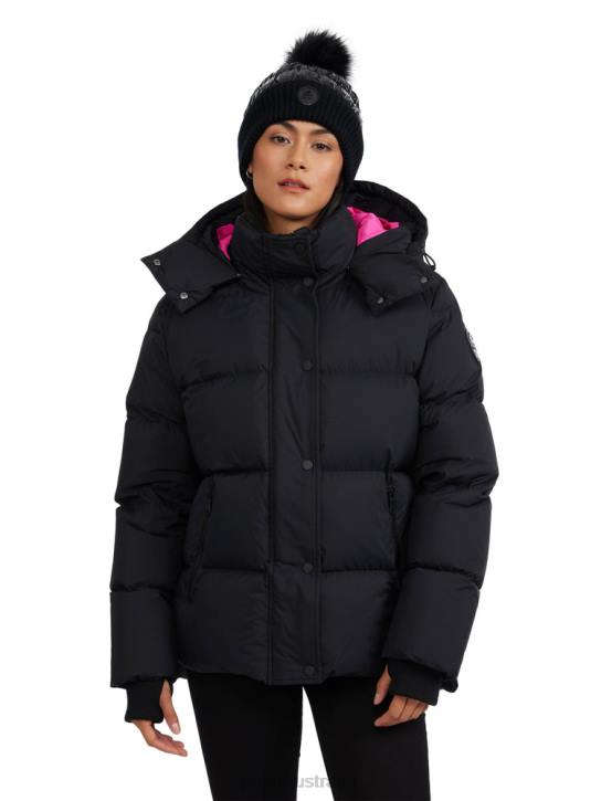 Pajar Clothing 00VJ184 Adhara Boxy Fit Puffer Jacket BLACK