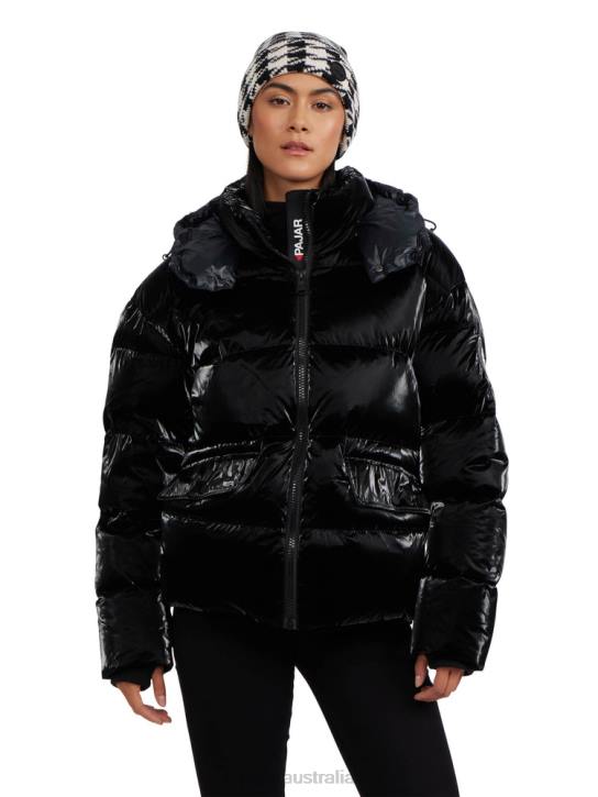 Pajar Clothing 00VJ186 Ascella Boxy Fit Short Puffer Jacket BLACK