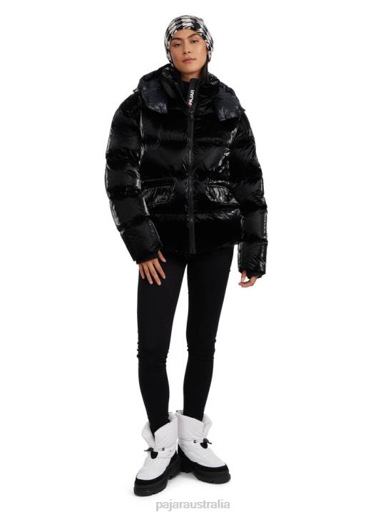 Pajar Clothing 00VJ186 Ascella Boxy Fit Short Puffer Jacket BLACK