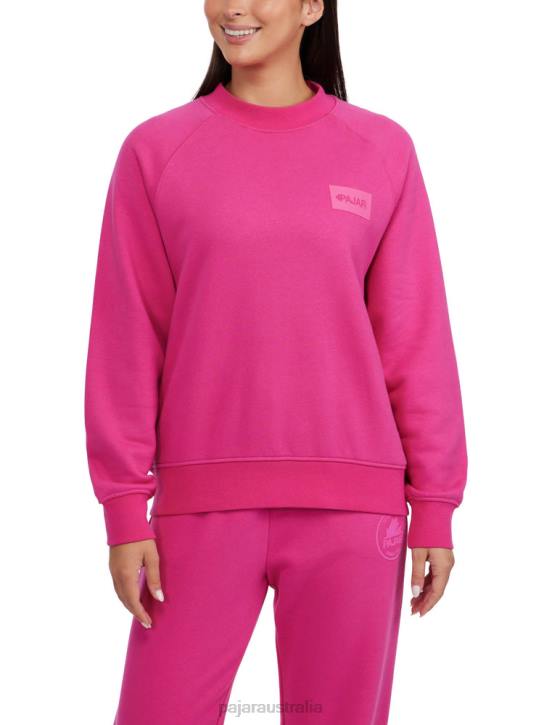Pajar Clothing 00VJ215 Atlin Oversized Fit Crew Sweatshirt PINK