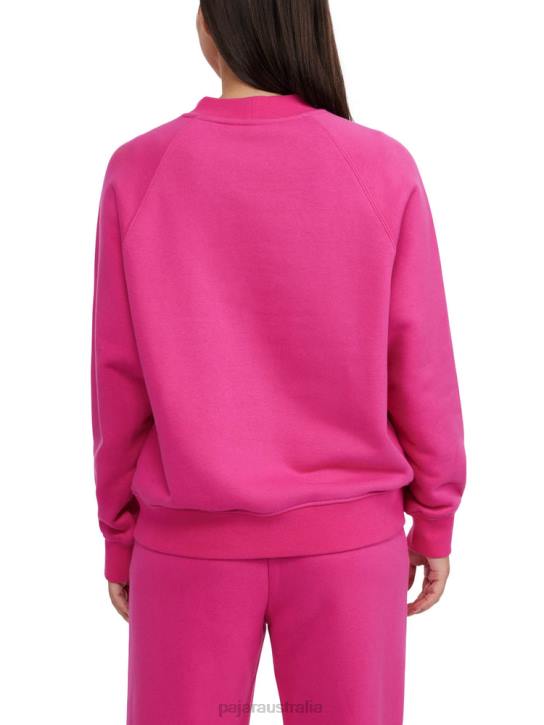 Pajar Clothing 00VJ215 Atlin Oversized Fit Crew Sweatshirt PINK
