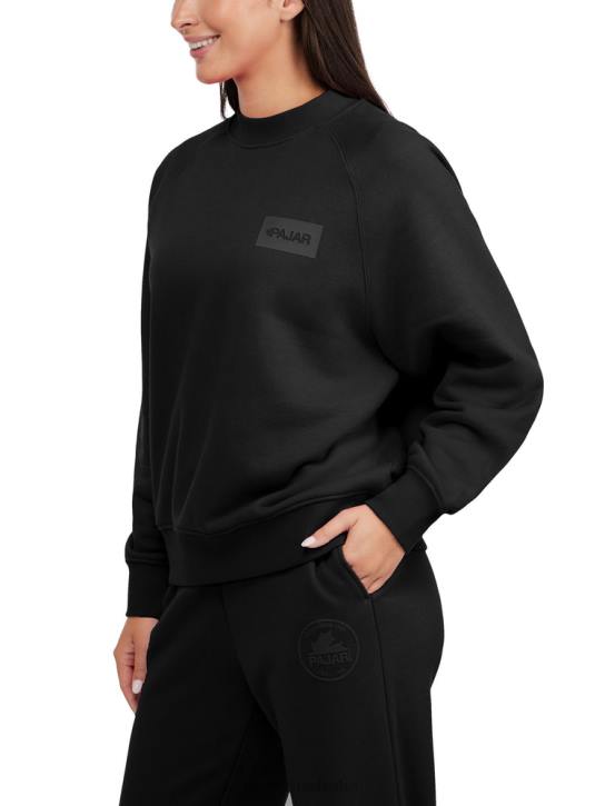Pajar Clothing 00VJ216 Atlin Oversized Fit Crew Sweatshirt BLACK