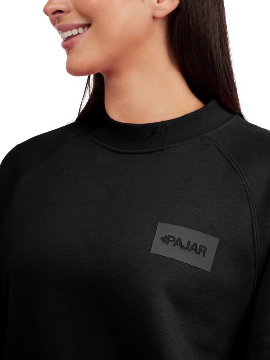 Pajar Clothing 00VJ216 Atlin Oversized Fit Crew Sweatshirt BLACK