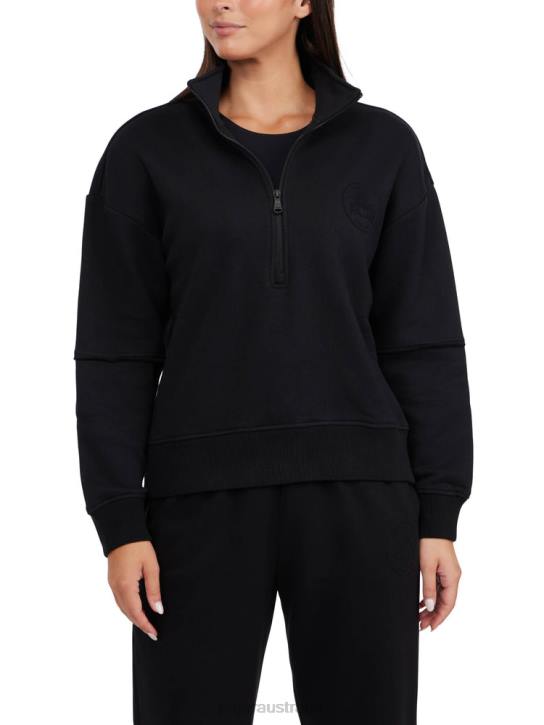 Pajar Clothing 00VJ218 Huron Half-Zip Sweatshirt BLACK