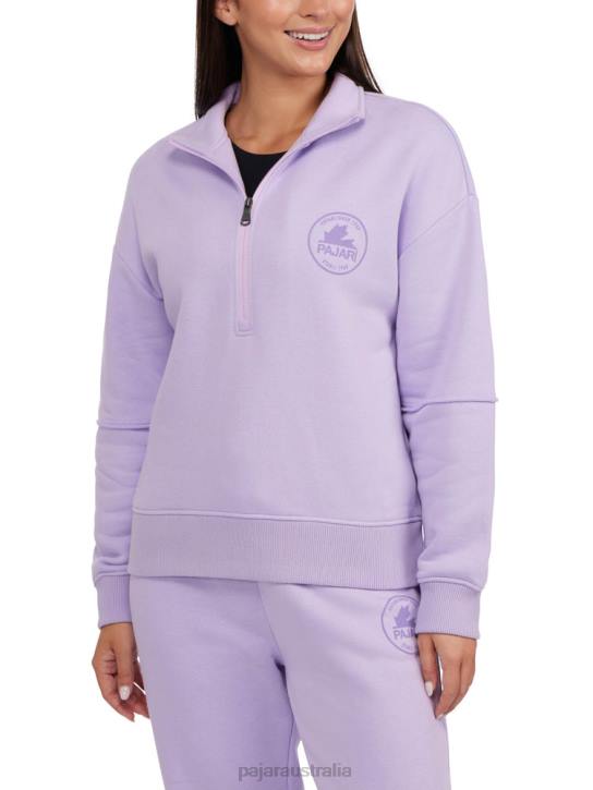 Pajar Clothing 00VJ219 Huron Half-Zip Sweatshirt PURPLE