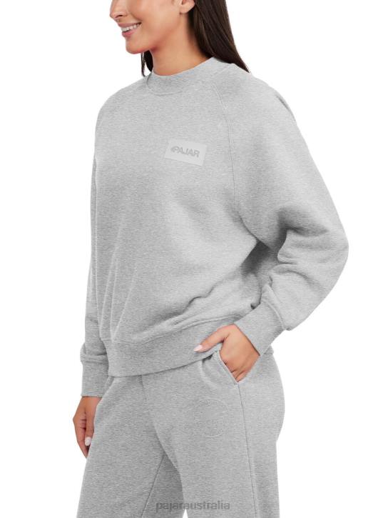Pajar Clothing 00VJ225 Atlin Oversized Fit Crew Sweatshirt GREY