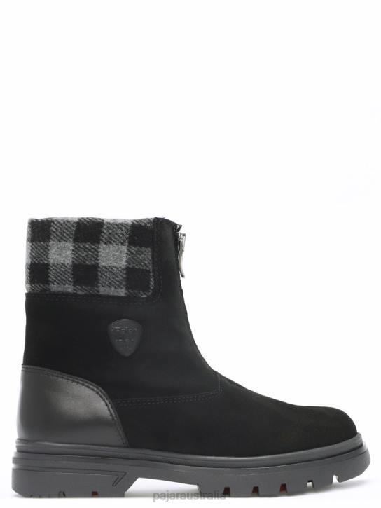 Pajar Shoes 00VJ14 Patch Heritage Boot w/ Ice Grippers BLACK