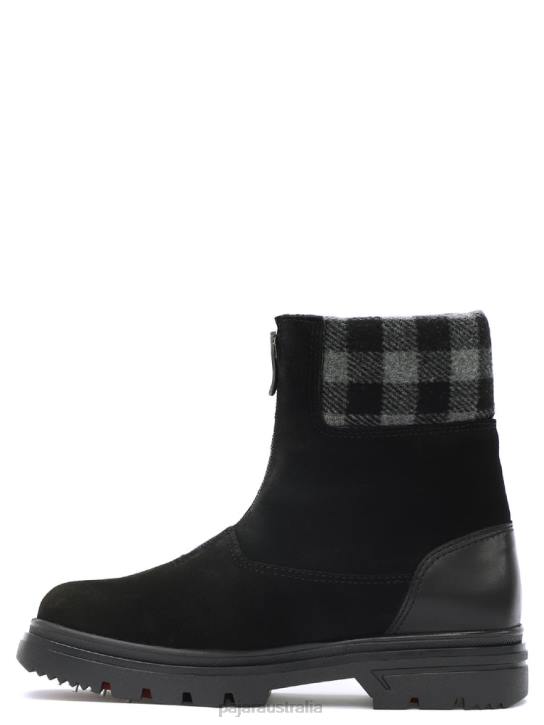 Pajar Shoes 00VJ14 Patch Heritage Boot w/ Ice Grippers BLACK